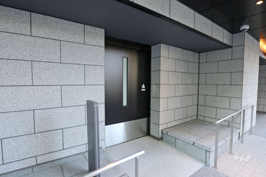 駐輪場の出入り口