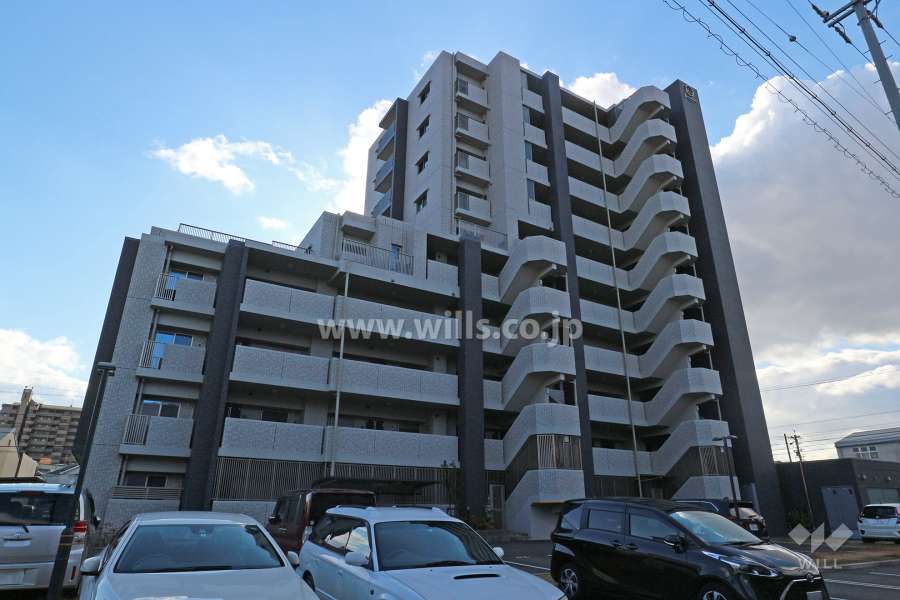 ザ・ブライムレジデンスの外観（北東側から）