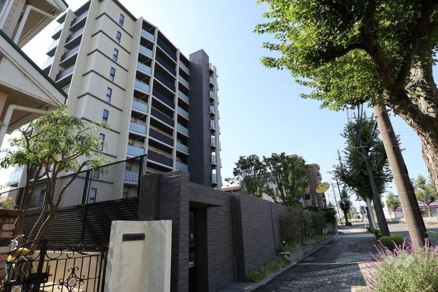 プラウド瑞穂八勝通の外観（北側から）