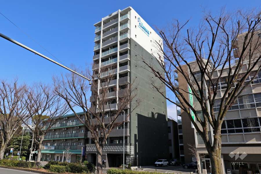 プレサンス久屋大通公園エアリーの外観（南西側から）