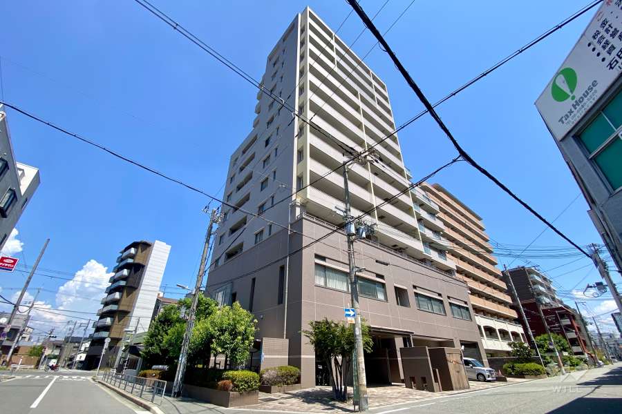 ヴェーヌ塚本の外観（南西側から）