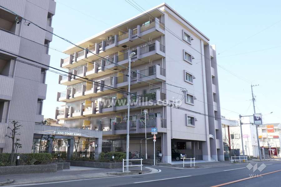 パレス楠の外観（北東側から）