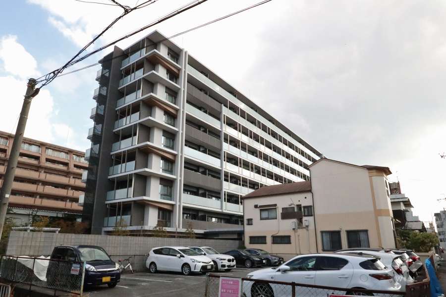 シエリア高槻松原町の外観（北西側から）