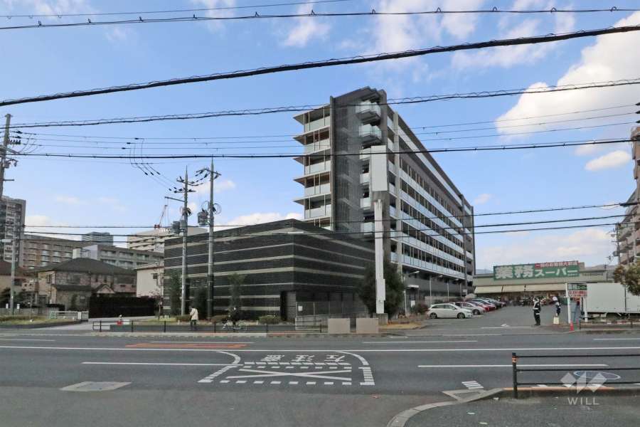 シエリア高槻松原町の外観（南東側から）