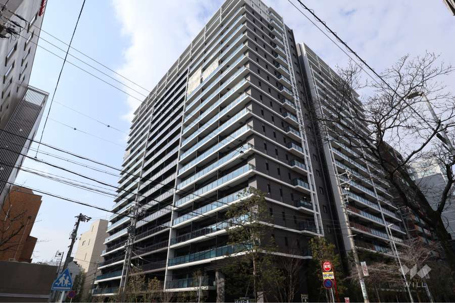 シティタワー葵の外観(南東側から)