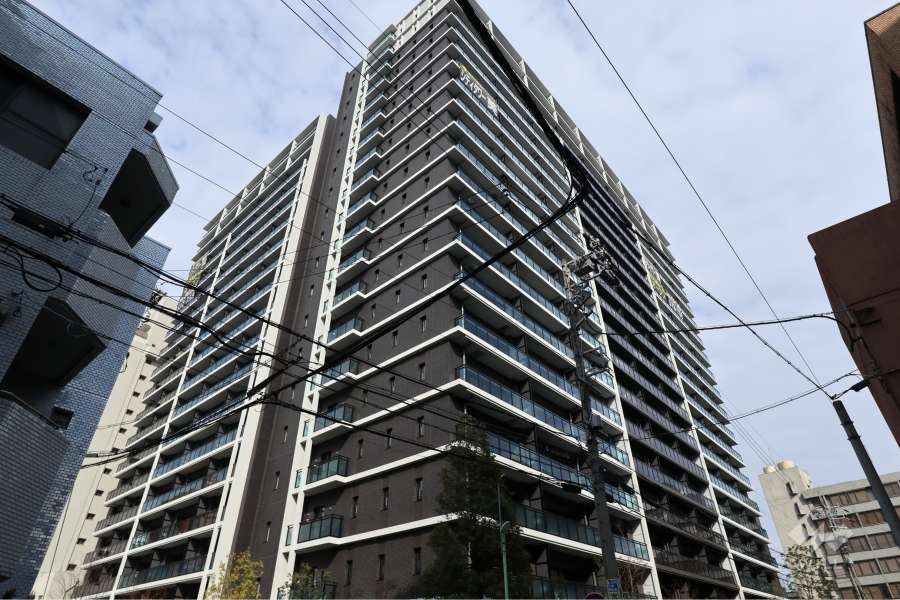 シティタワー葵の外観(南西側から)