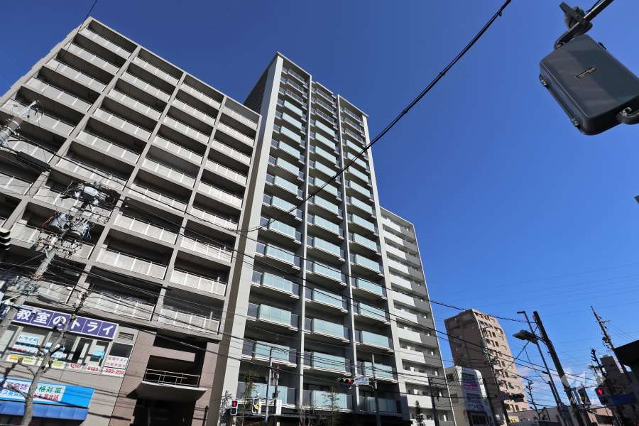 アネシア原-TOWER-THE-TERRACEの外観（南西側から）