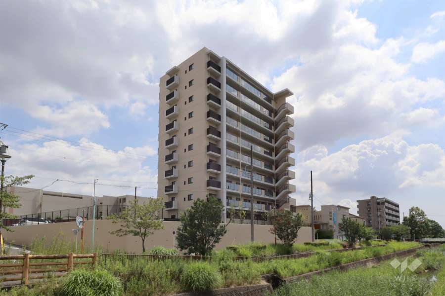 オープンレジデンシア徳重ガーデンコートの外観（北側から）