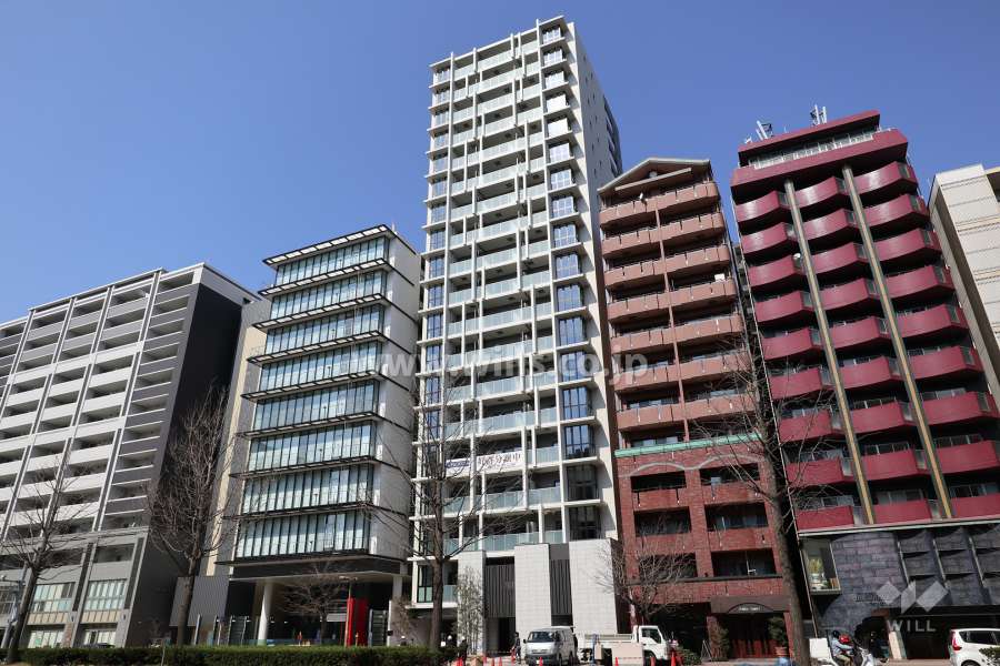 プラウド久屋大通の外観（南東側から）
