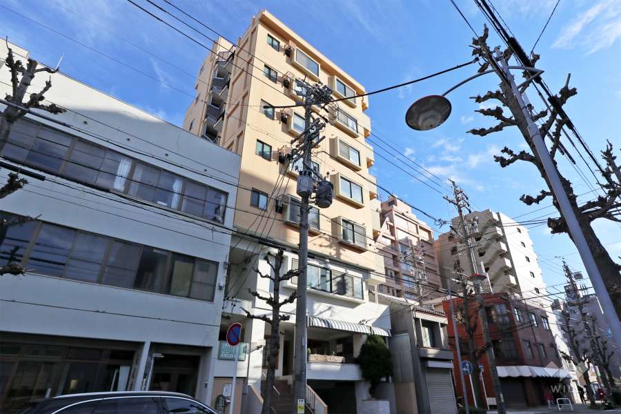 レジデンス丹羽の外観（北西側から）