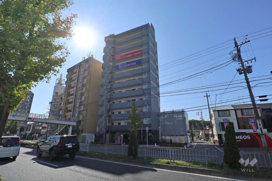 モアグレース上小田井パークテラスの外観（北西側から）