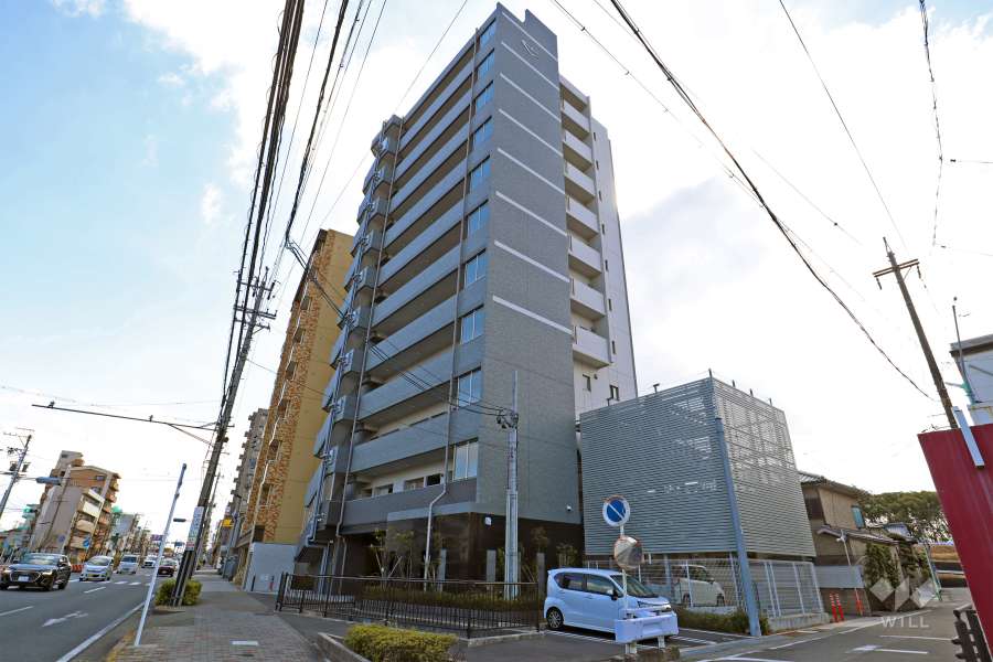 モアグレース上小田井パークテラス外観（北側から）