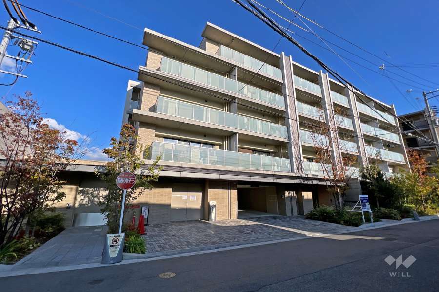 シエリア芦屋浜町の外観(北西側から)