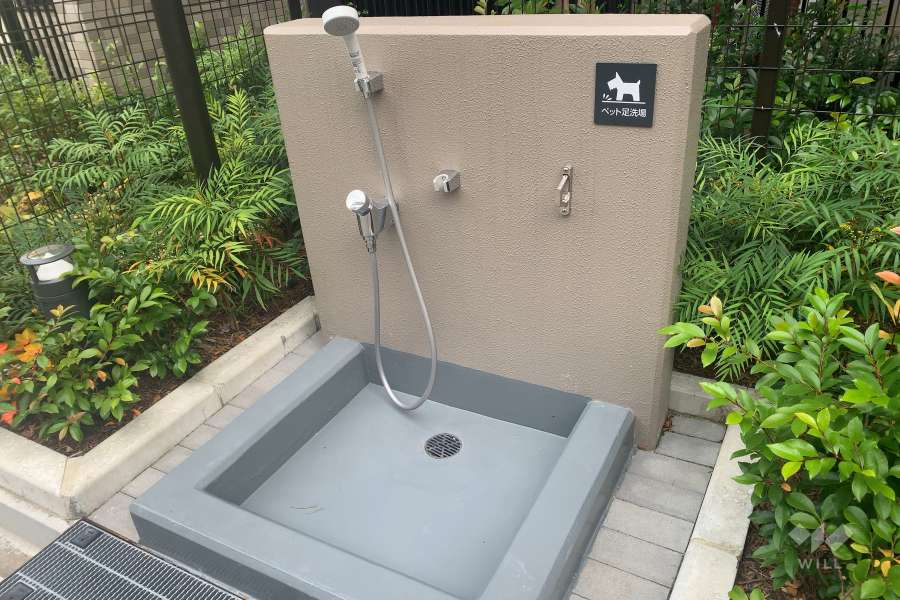 ペット足洗い場