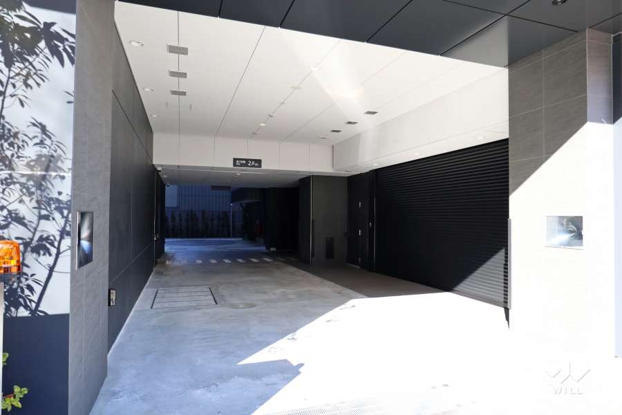 駐車場の出入り口