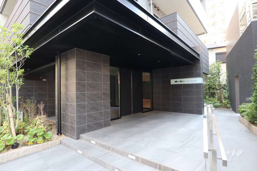 駐車場の出入り口