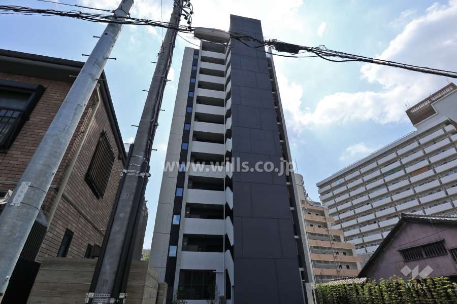 オープンレジデンシア名駅那古野の外観（北側から）