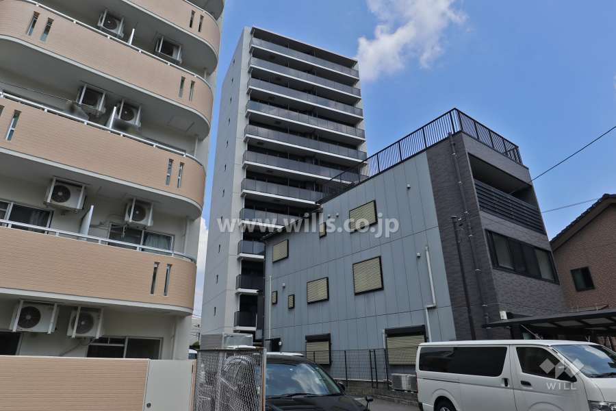 オープンレジデンシア名駅那古野の外観（南側から）