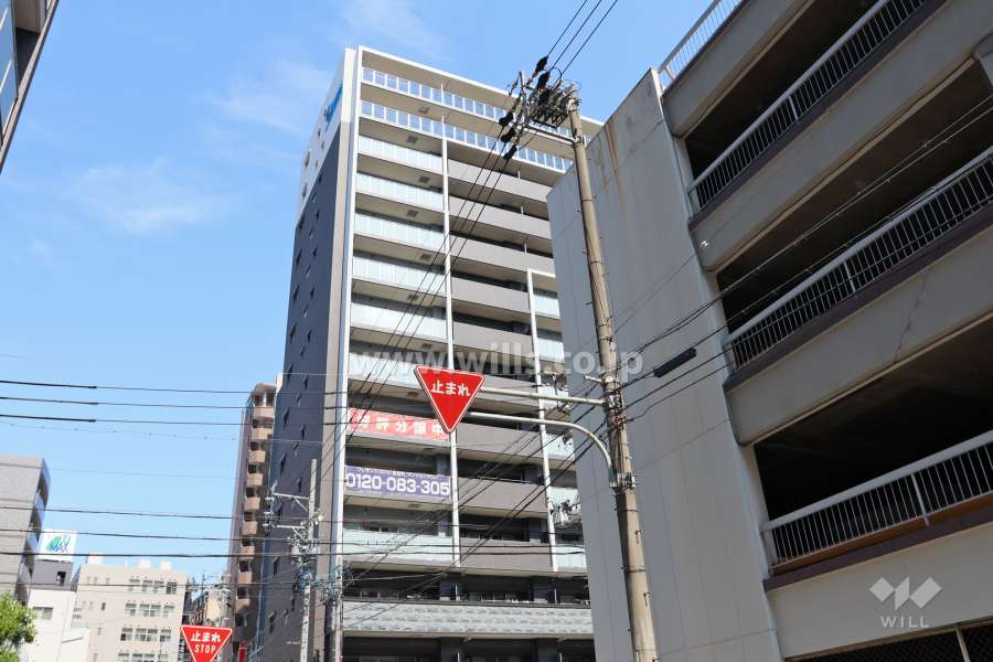プレサンス ロジェ 名古屋駅 SOUTHの外観（西側から）