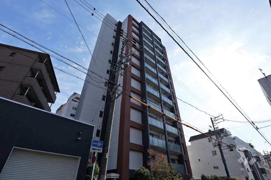 ハーモニーレジデンス名古屋ＥＡＳＴの外観（西側から）