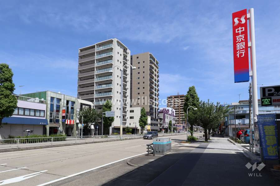 プレサンスロジェ新瑞橋の遠景