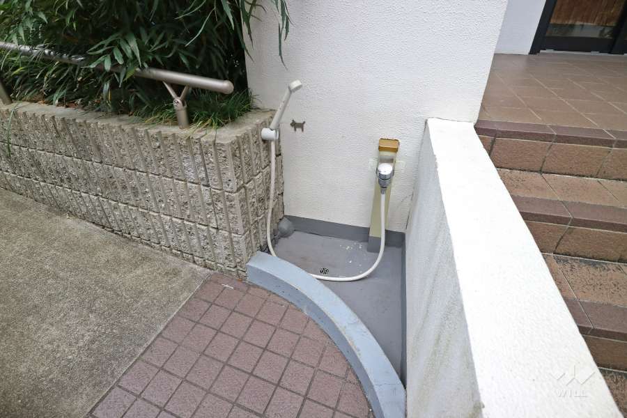 ペット足洗い場