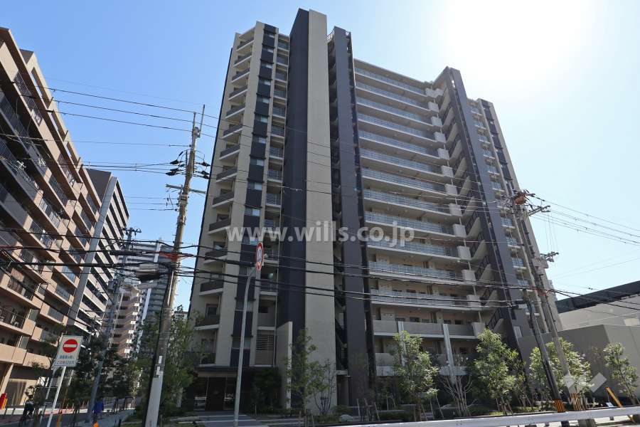 シャリエ新大阪の外観（北東側から）