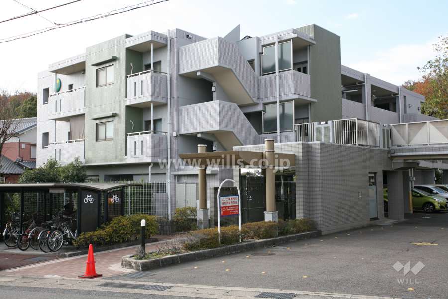 シティコーポ植田山2番館の外観（北東側から）