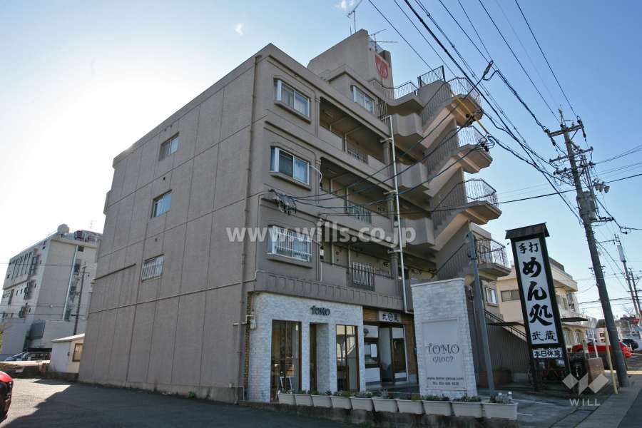 ユニーブル第2潮見が丘の外観(北東側から)