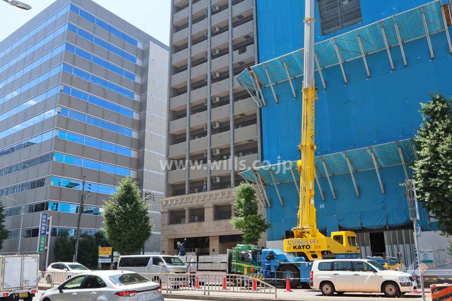 プレサンス名古屋stationザ・シティの外観（北西側から）