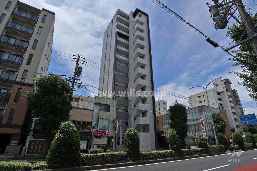 パルティール中村公園の外観(北側から)