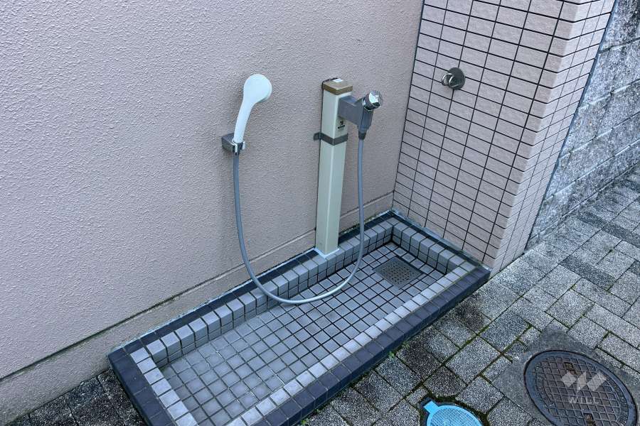 ペット足洗い場