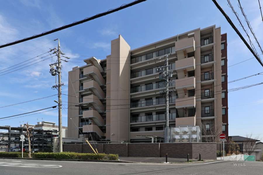 バンベール印場ヒルズの外観(北西側から）