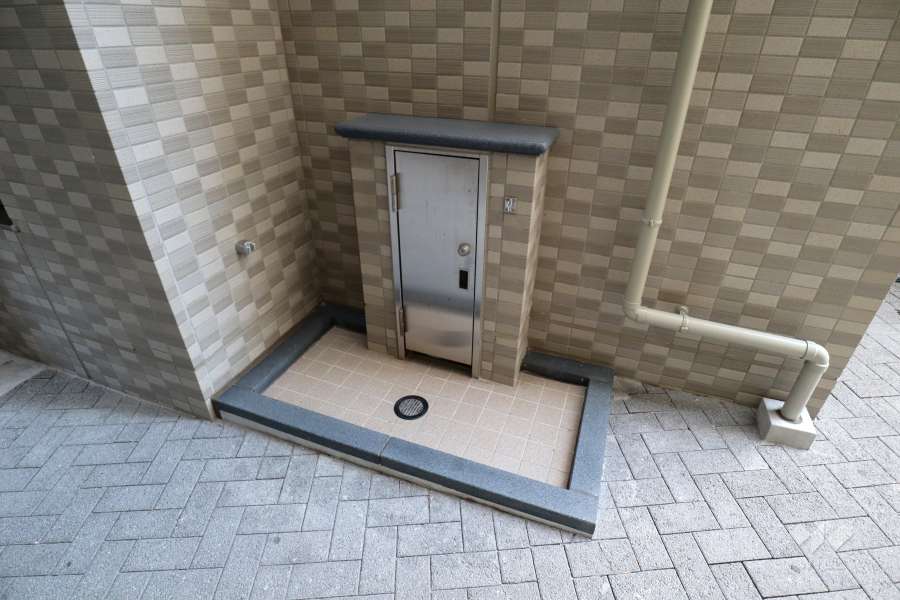 ペット足洗い場