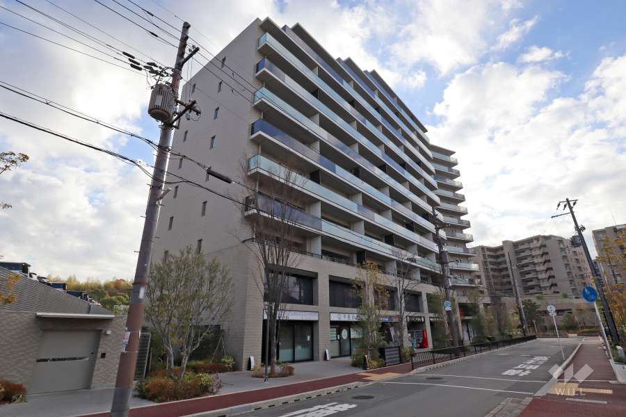 パークホームズ千里中央ザ レジデンス パークサイドの外観（北西側から）