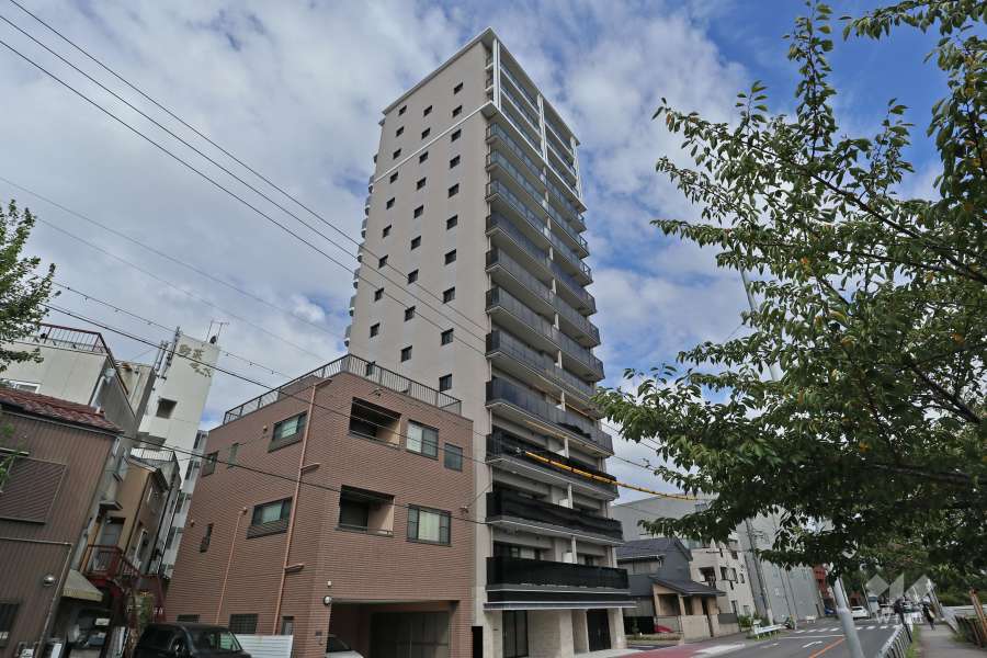 オープンレジデンシア城西の外観（南側から）