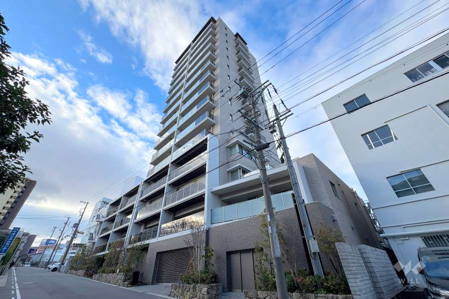 グランドメゾン一社一丁目の外観（南東側から）