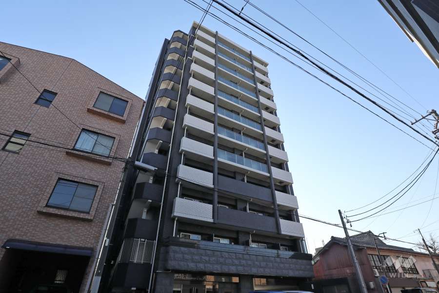 プレサンス大須プライマルの北側外観（北東側から）