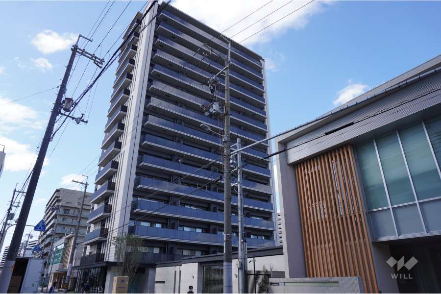 ヴェリテ神崎川駅前シティサイドの外観(南東側から)