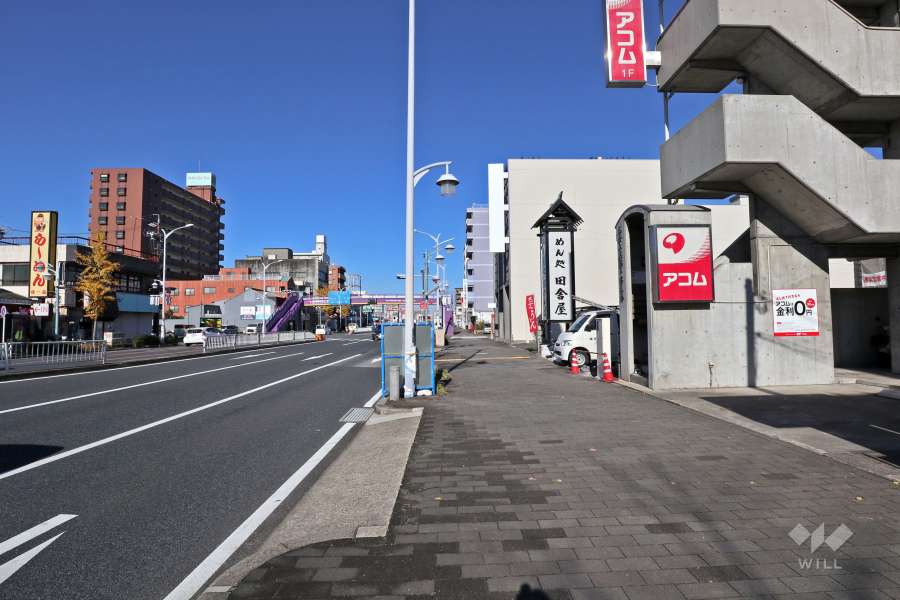 敷地西側の前面道路（国道247号線）
