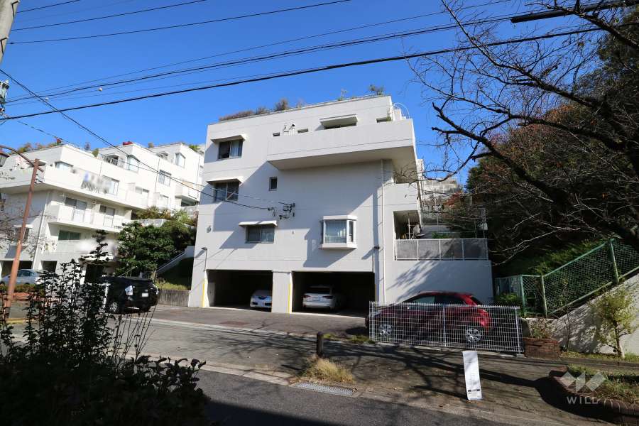 八事表山住宅5号棟の外観(南西側から)
