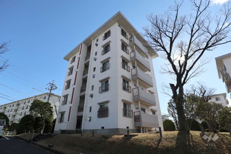 相生山団地36棟の外観（北西側から）