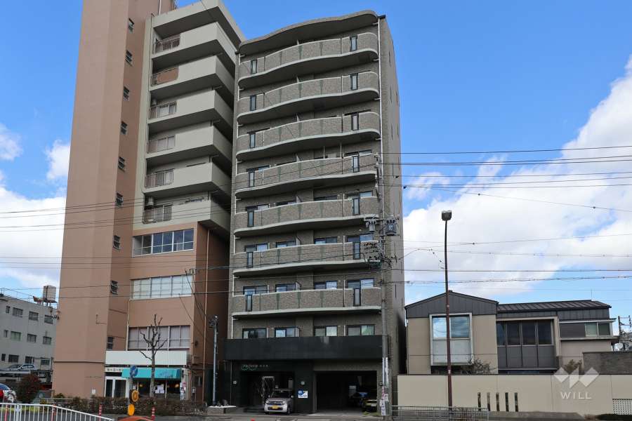 アルファパル東白壁の外観（南東側から）