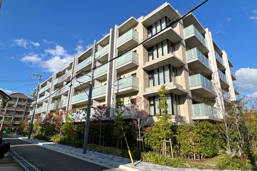 シエリア芦屋南宮町の外観(南西側から)