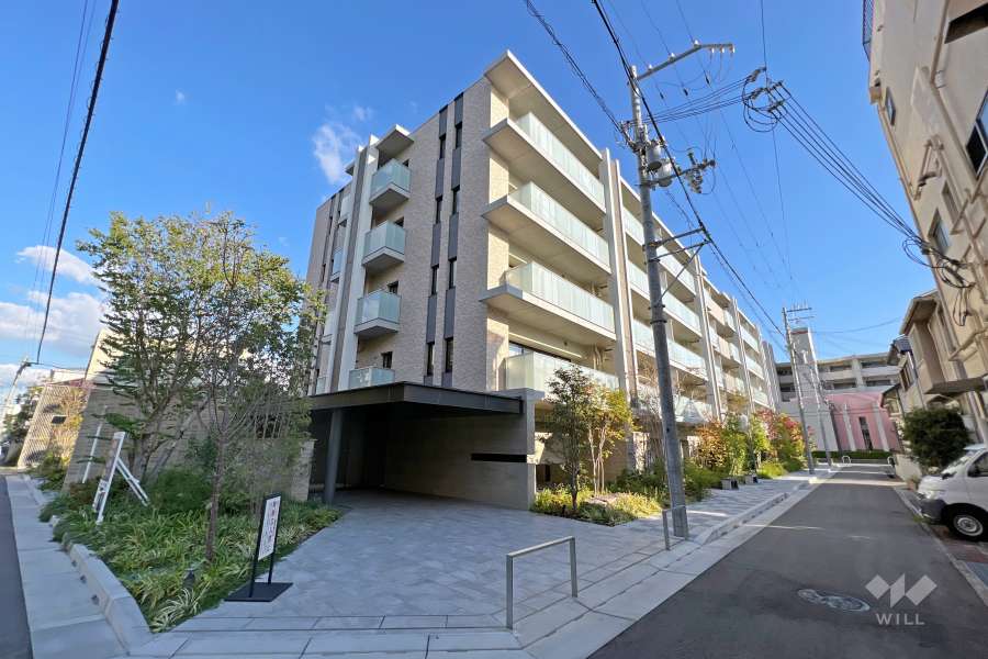 シエリア芦屋南宮町の外観(北西側から)