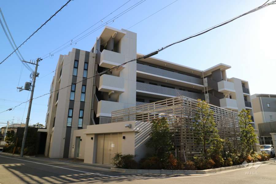ブランズ甲子園浜田町の外観（北西側から）