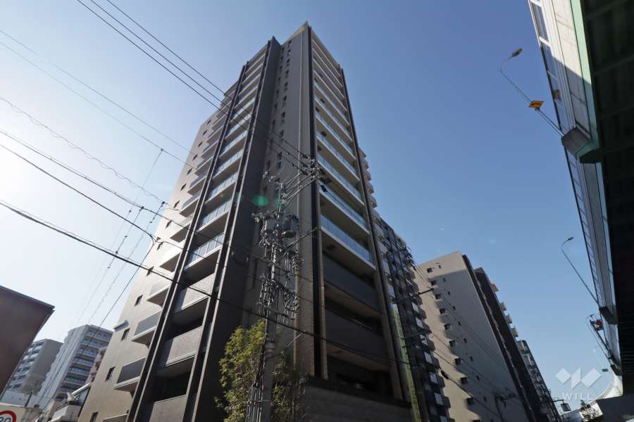 プレサンスロジェ金山セリエの外観（北東側から）