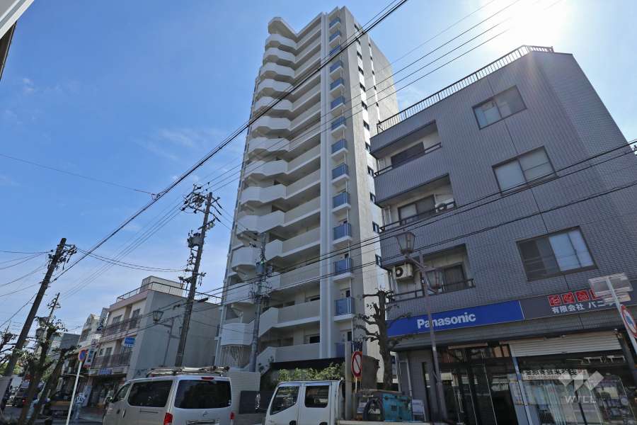 オープンレジデンシア堀田の外観（北西側から）