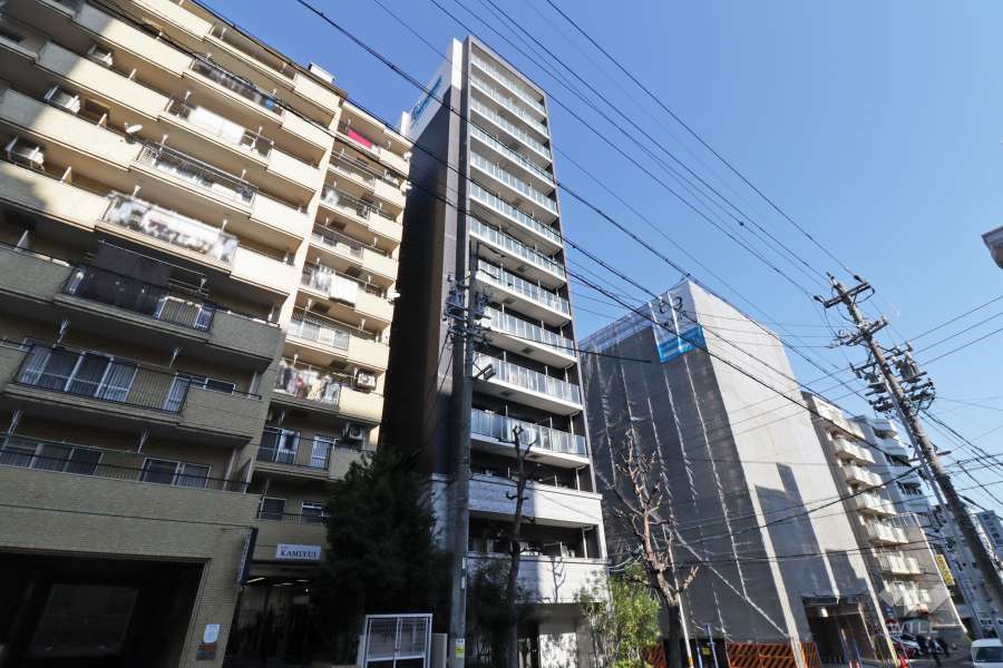プレサンス金山コネクトの外観（南西側から）