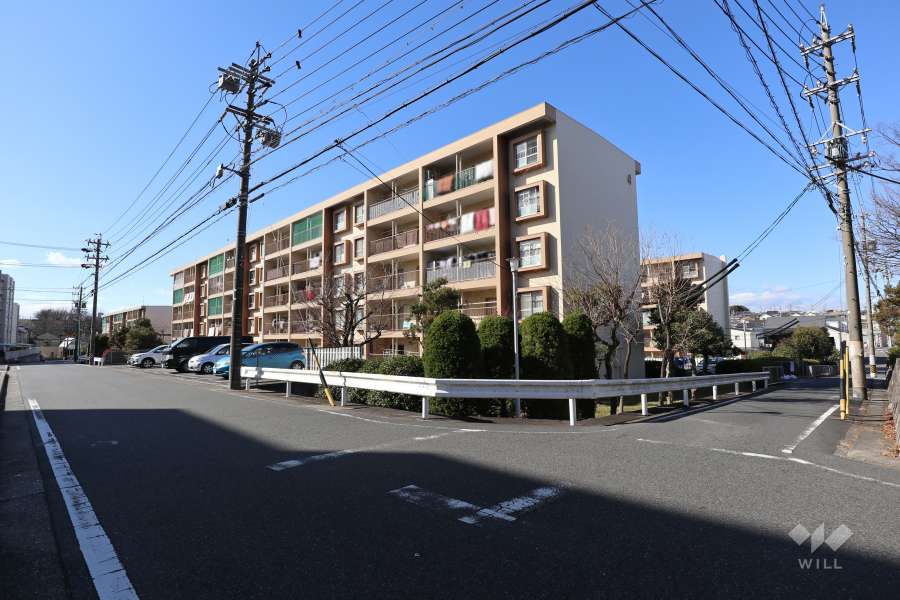敷地北東側と東南側の前面道路